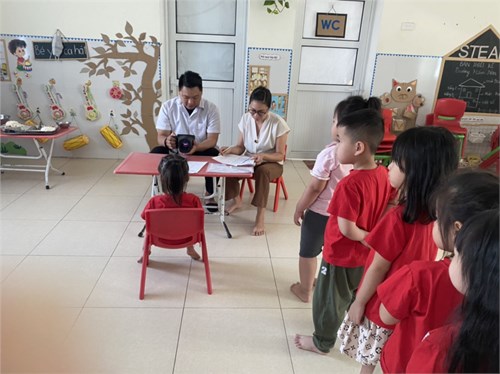 💖💖💖 Sáng nay, thứ hai ngày 17/10/2022 TRƯỜNG MẦM NON BÁT TRÀNG đã phối hợp với công ty HAPPY IDEM - Mắt sáng Việt Nam tổ chức đo sàng lọc tật khúc xạ mắt cho học sinh đăng ký theo nhu cầu 💖💖💖